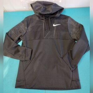 Nike Dri-Fit Men's Hoodie Pullover Sweatshirt Fleece Lined Black Size M